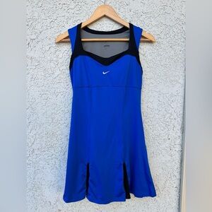 Nike Blue Pleated Athletic Sundress